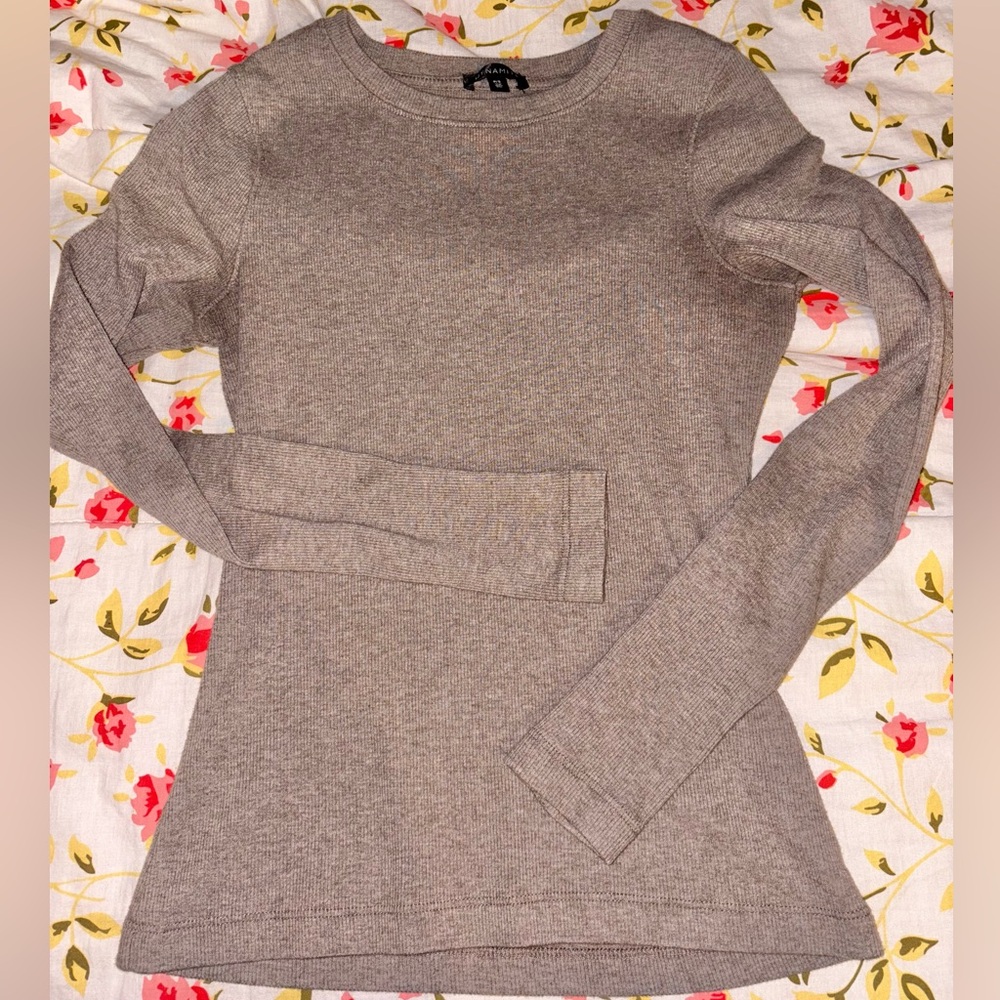 taupe long sleeve